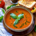 Roasted Tomato Basil Soup Recipe