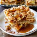 Salted Caramel Apple Pie Bars