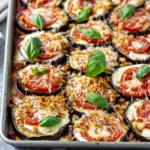 Sheet Pan Eggplant Parmesan