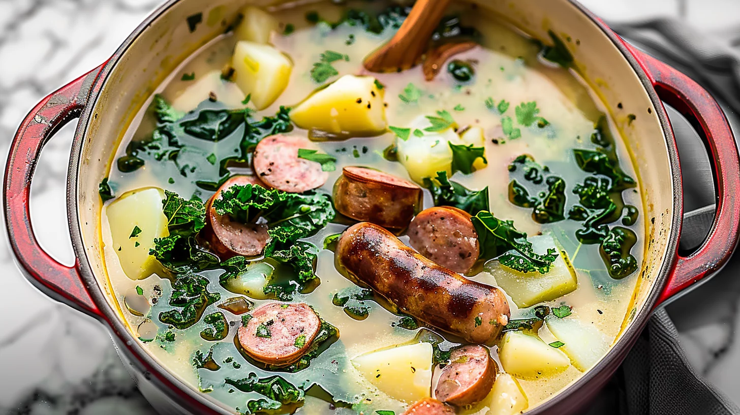 Smoked Sausage Kale and Potato Soup