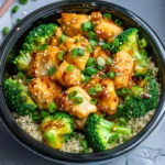 Spicy Honey Garlic Chicken Meal Prep Bowl