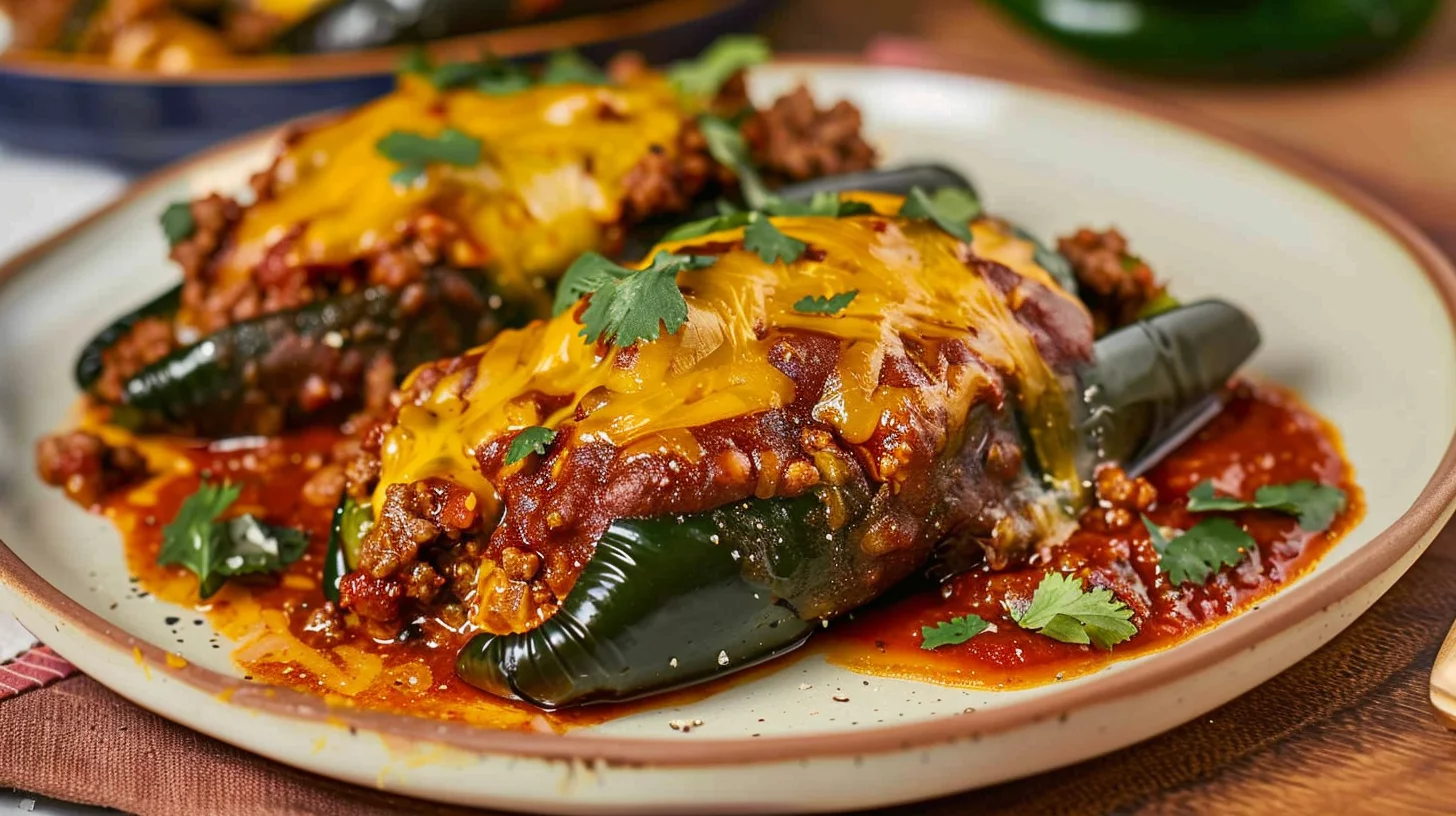 Stuffed Poblano Peppers Recipe