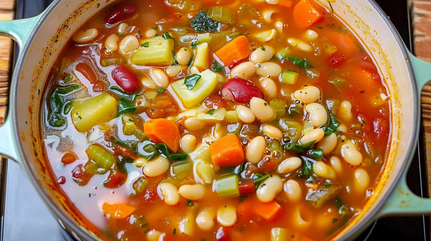 Summer Vegetable Minestrone Soup