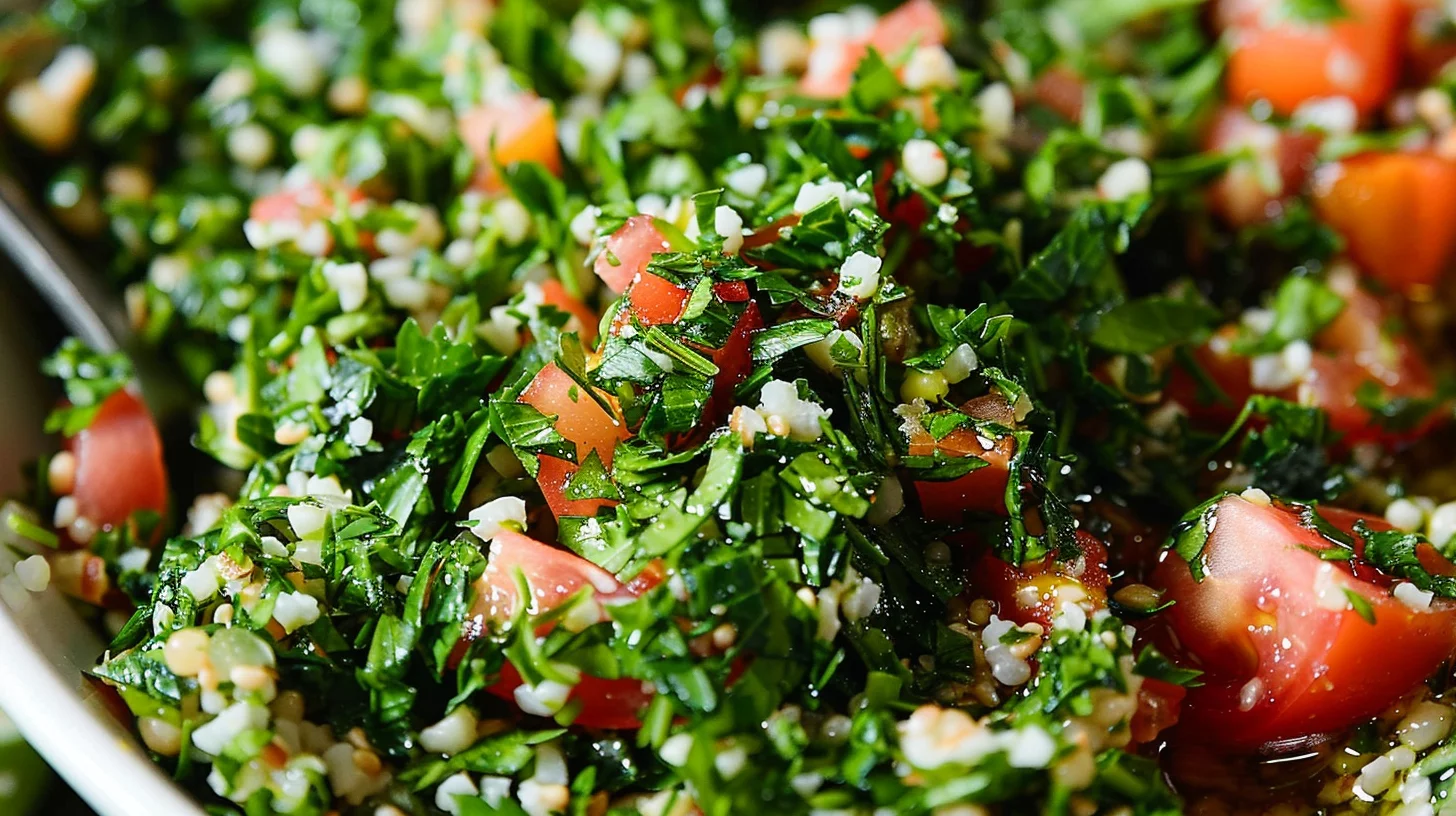 Tabbouleh and Dolma