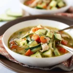 Tasty Chicken Vegetable Soup With Zucchini