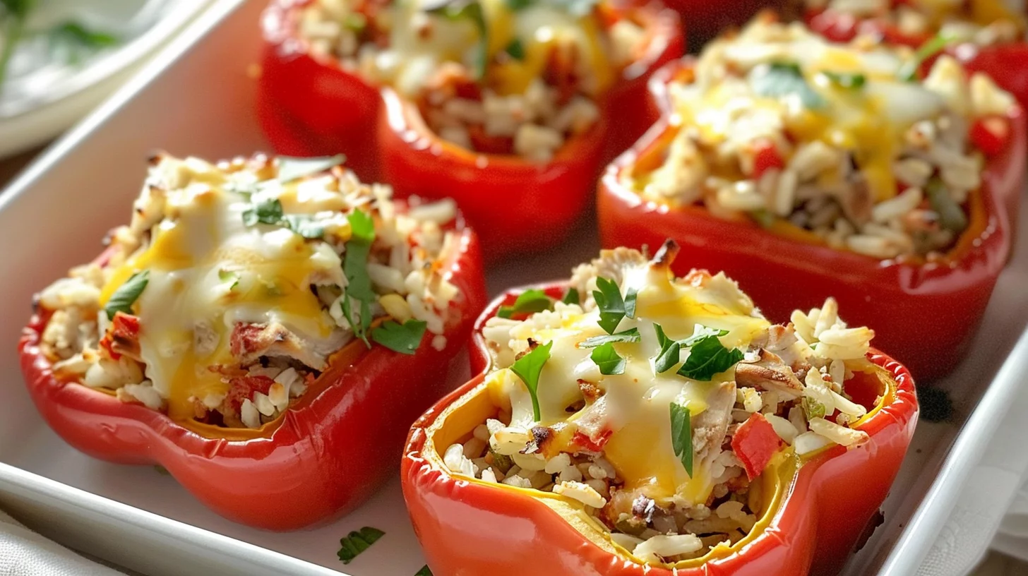 Turkey Stuffed Bell Peppers