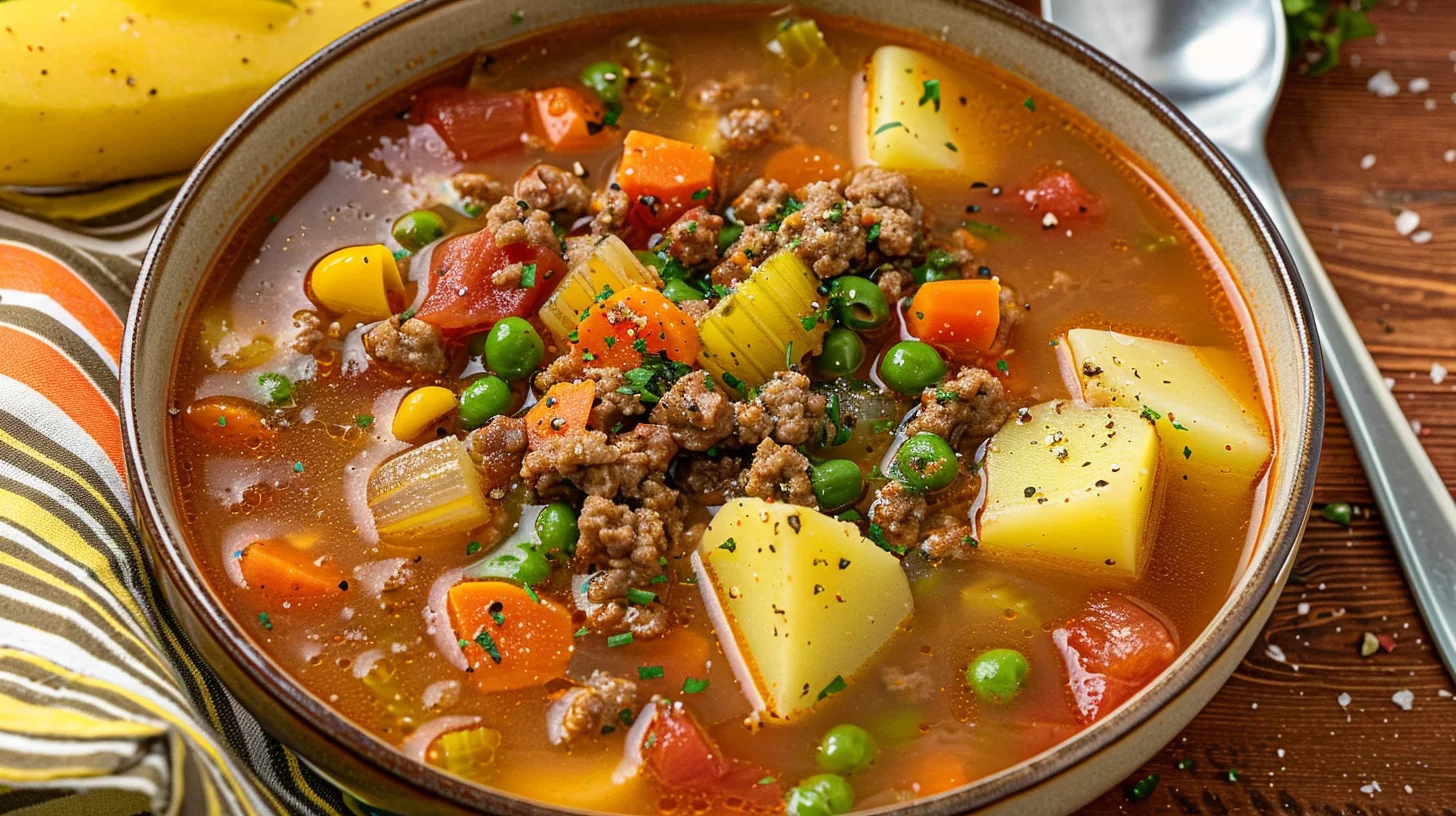 Vegetable Beef Soup Recipe