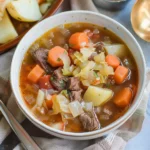 Vegetable Beef Soup With Cabbage