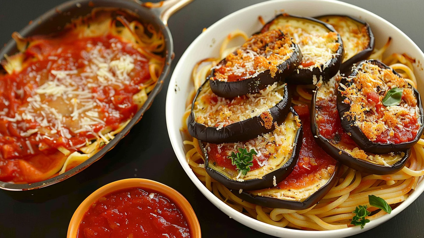 Vegetarian Baked Eggplant Parmesan