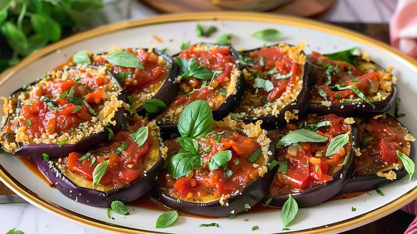 Vegetarian Baked Eggplant