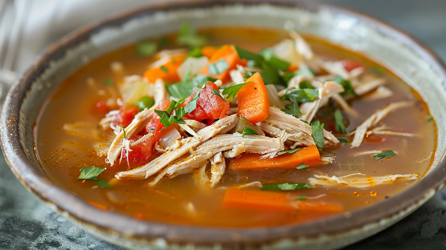 Wholesome Rotisserie Chicken Vegetable Soup