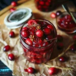 Apple Cider Pickled Cranberries