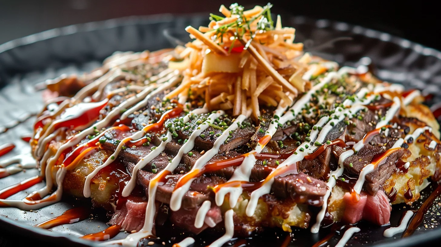 Authentic Japanese Okonomiyaki