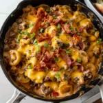 Bacon Ranch Cheeseburger Skillet