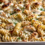 Baked Chicken Alfredo Pasta