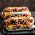 BBQ Cheeseburger Subs