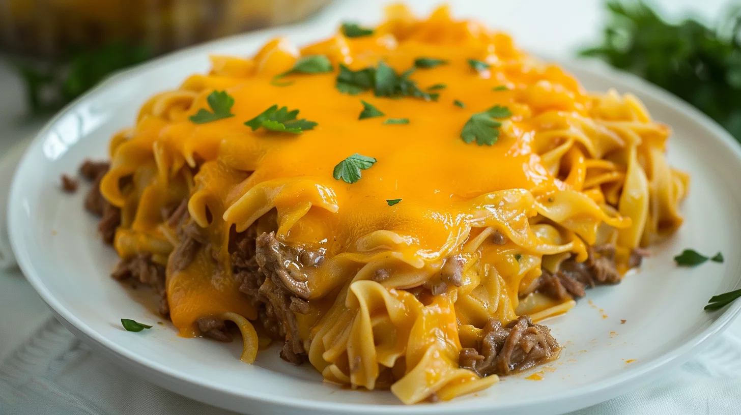 Beef & Egg Noodle Casserole