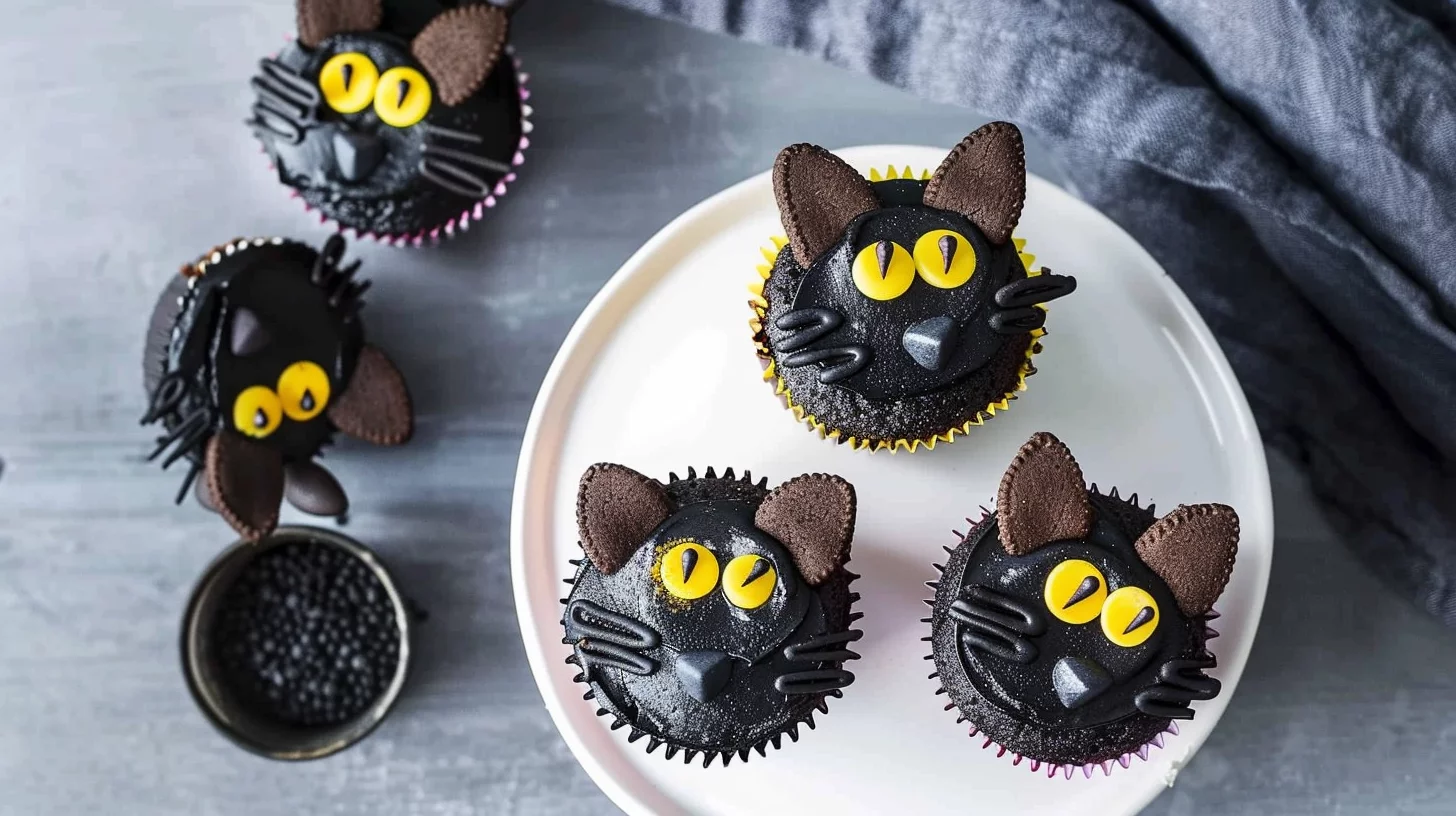 Black Cat Cupcakes