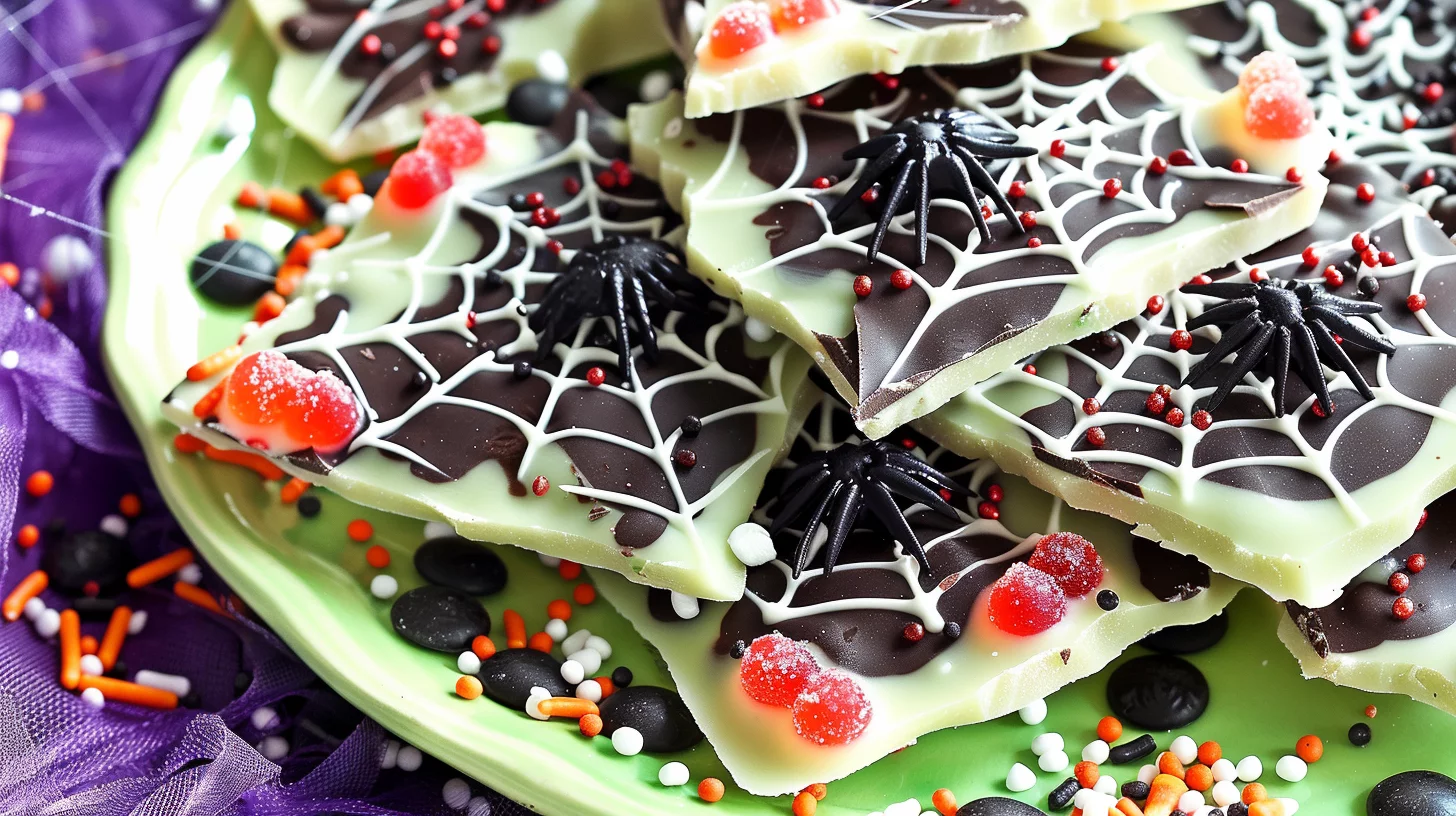 Black Widow Chocolate Bark