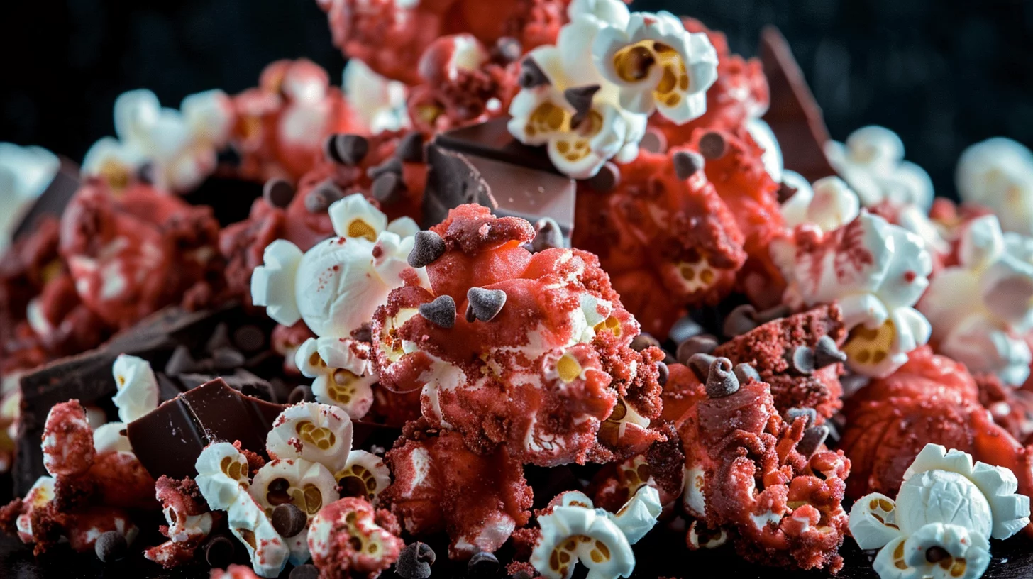 Bloody Red Velvet Popcorn