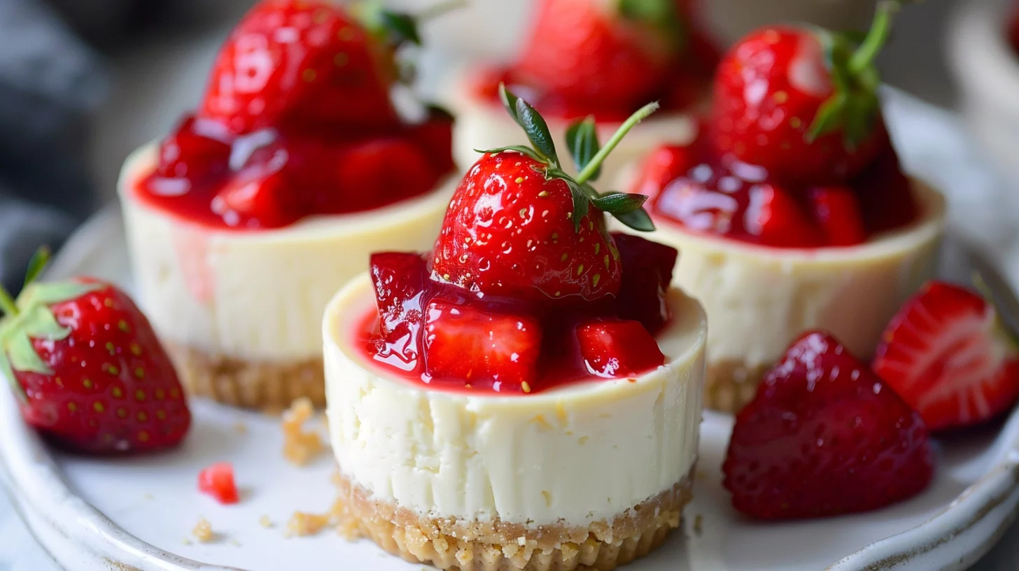 Bloody Strawberry Cheesecake Cups