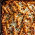 Cheesy Oven-Baked Ziti Pasta