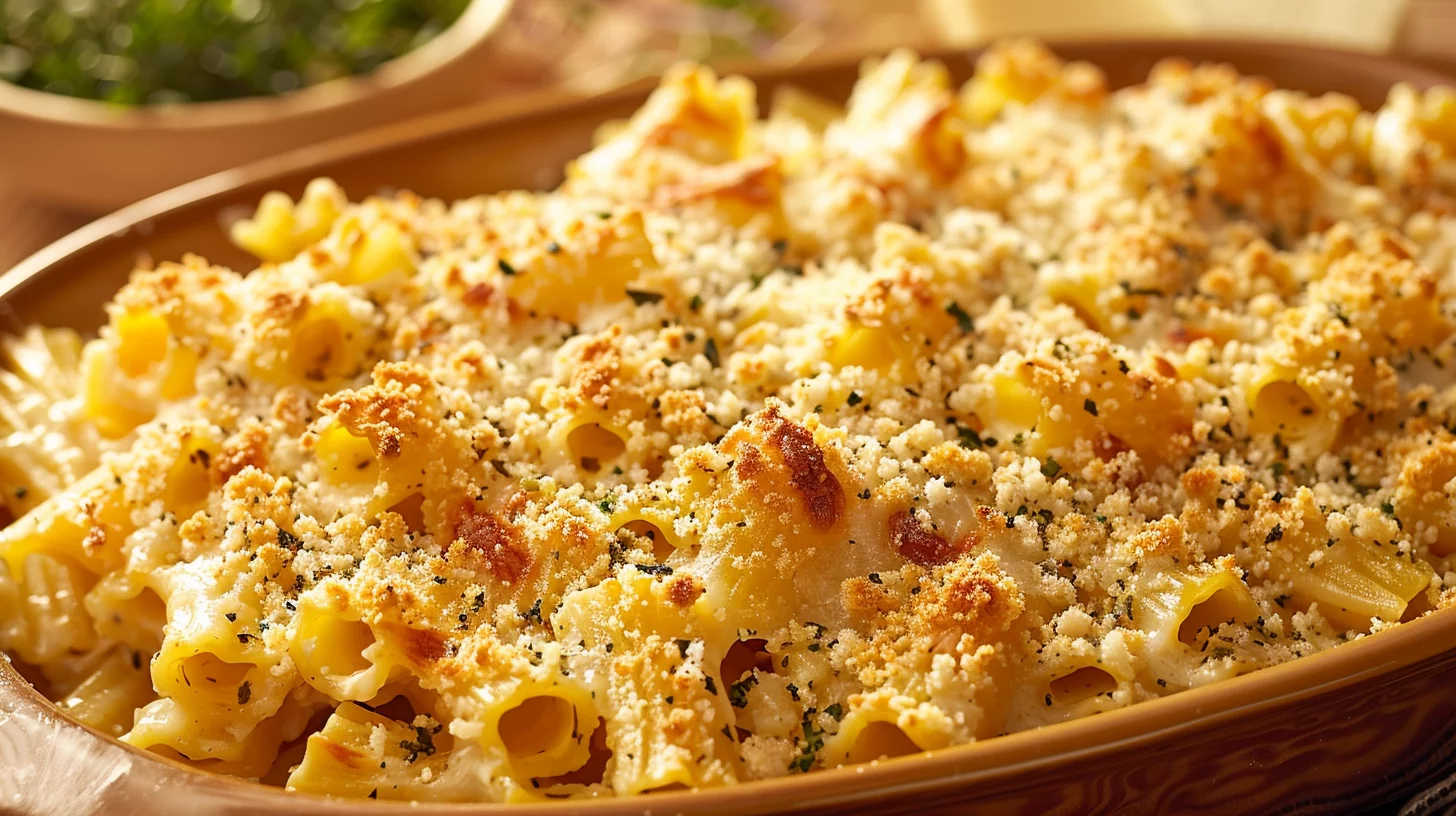 Cheesy Oven-Baked Ziti Pasta