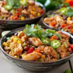 Chicken Burrito Rice Bowls