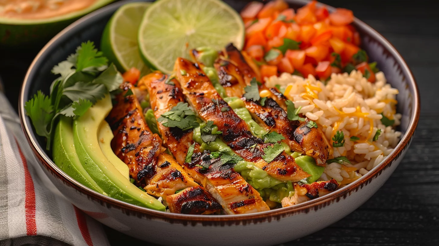Chicken Burrito Rice Bowls