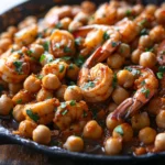 Chickpeas with Shrimp