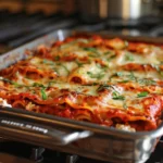 Classic Baked Lasagna with Ricotta Layers