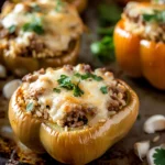 Classic Meaty Stuffed Bell Pepper