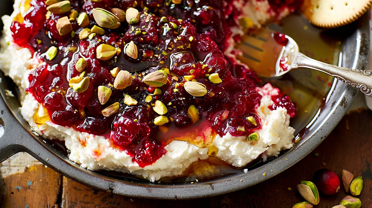 Cranberry Whipped Feta Dip