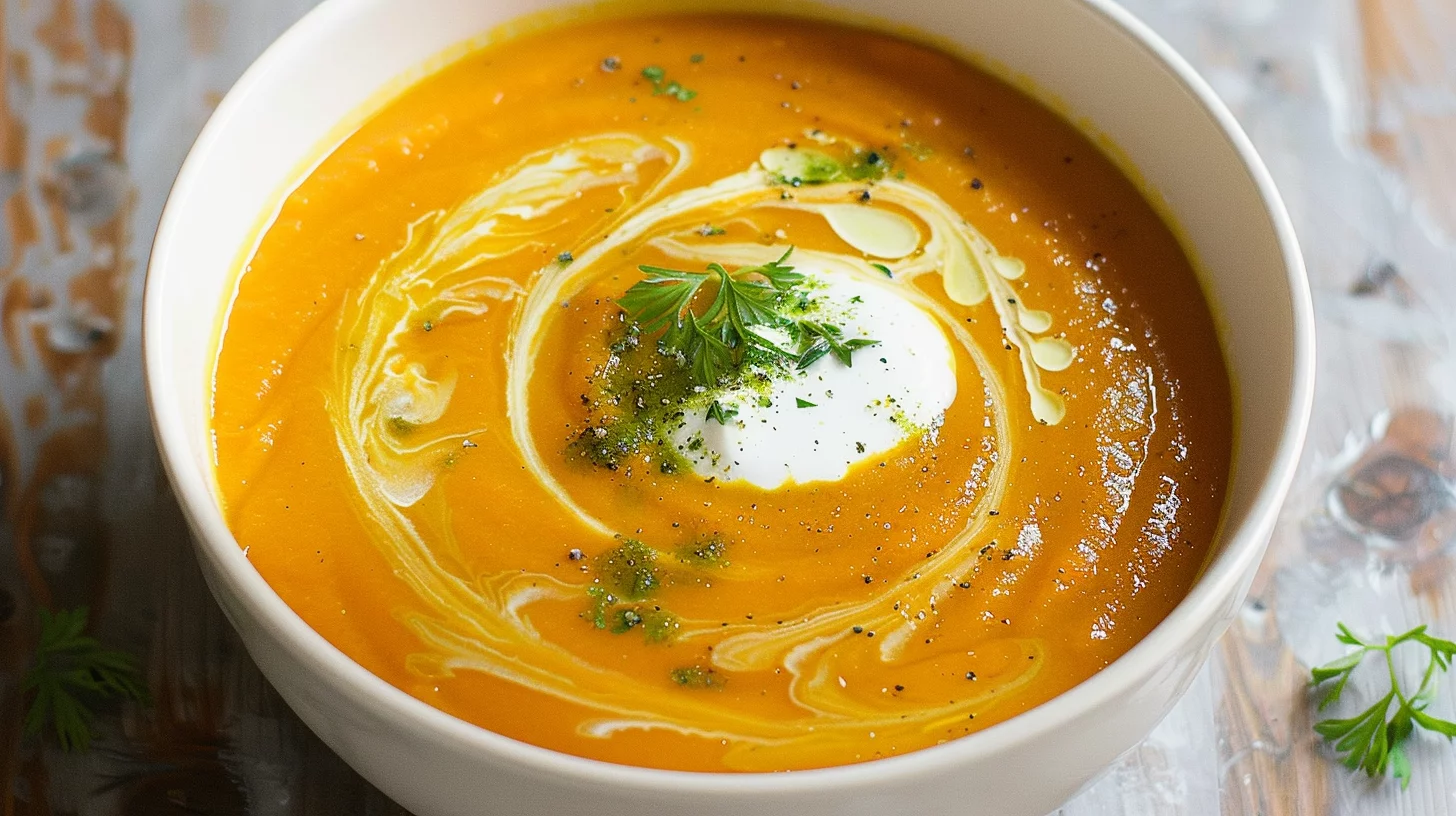 Creamy Carrot Ginger Soup