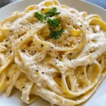Creamy Fettuccine Alfredo Pasta