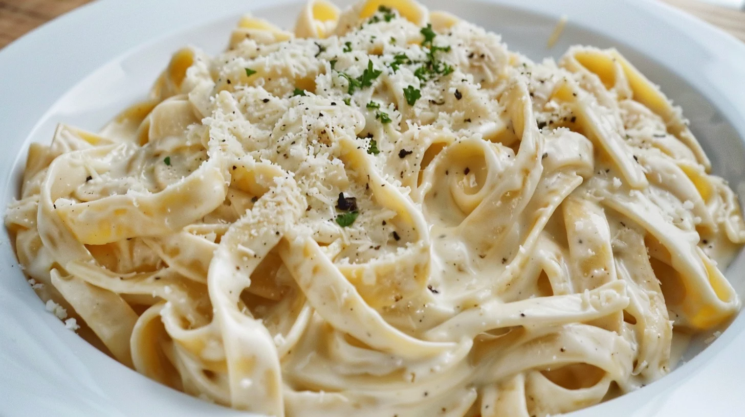 Creamy Fettuccine Alfredo Pasta