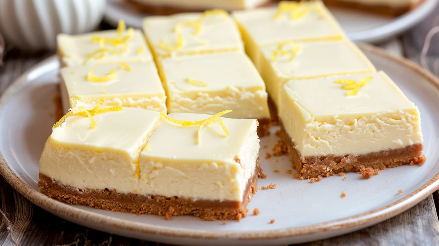 Creamy New York Cheesecake Bars