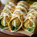 Crispy Falafel Wraps with Tahini Sauce
