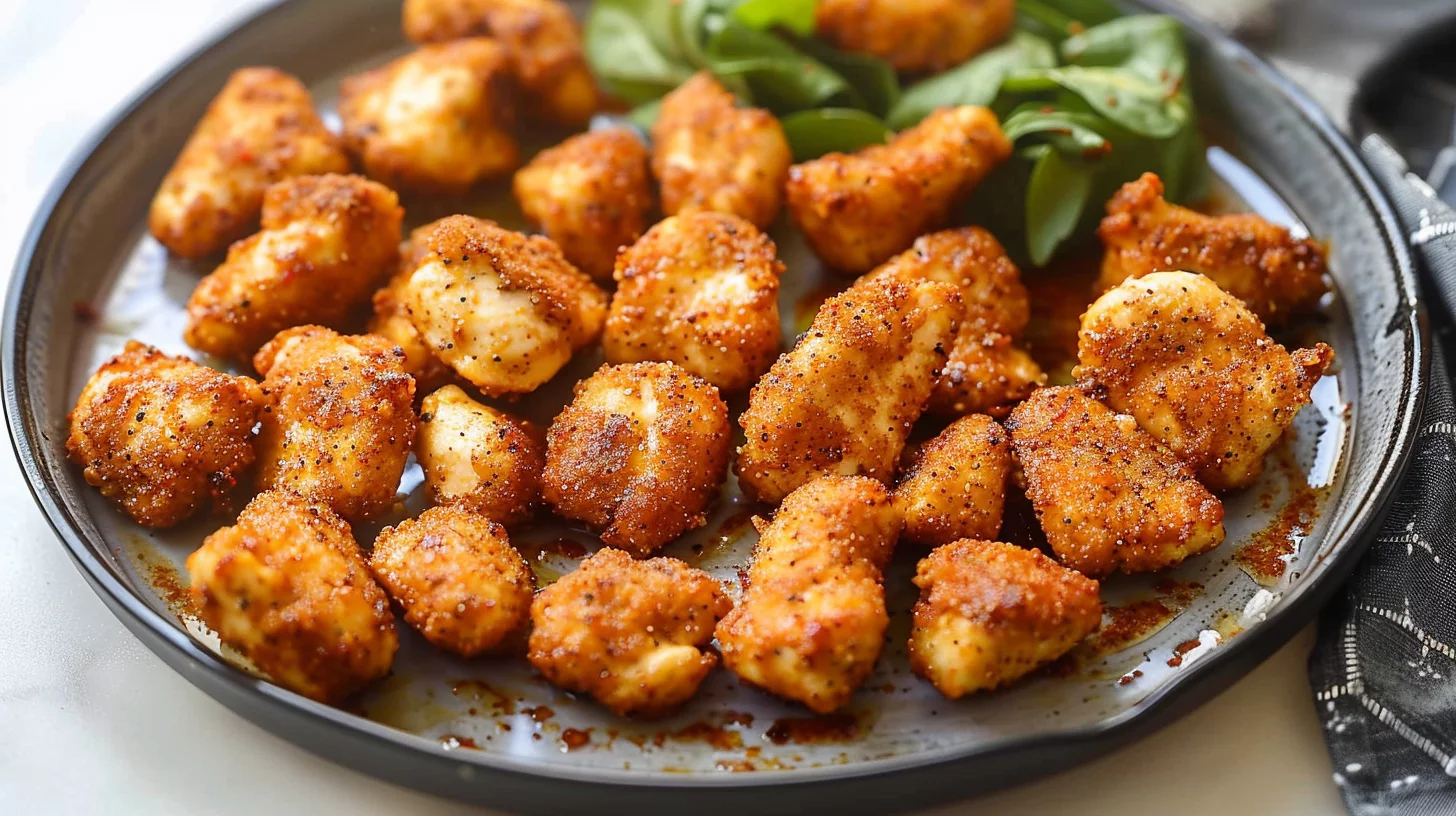 Crispy Ranch Cajun Chicken Bites