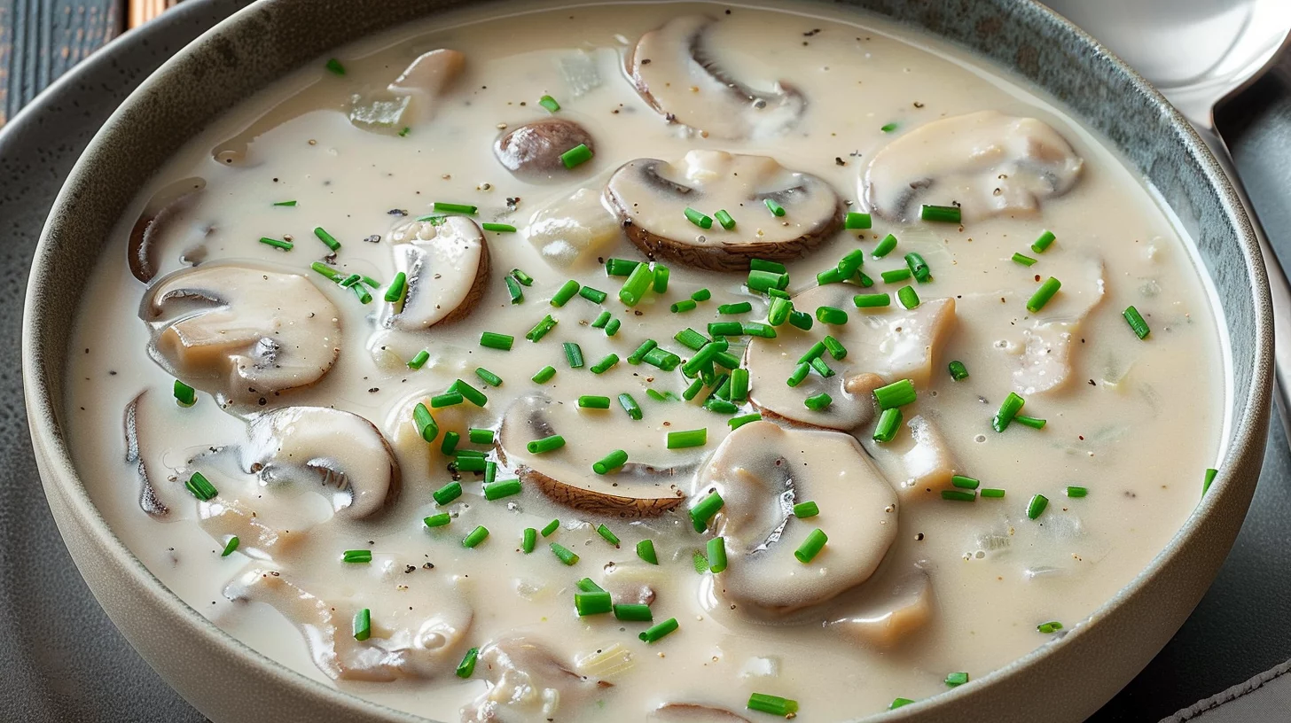 Easy Cream Of Mushroom Soup