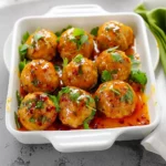 Easy Thai Baked Chicken Meatballs