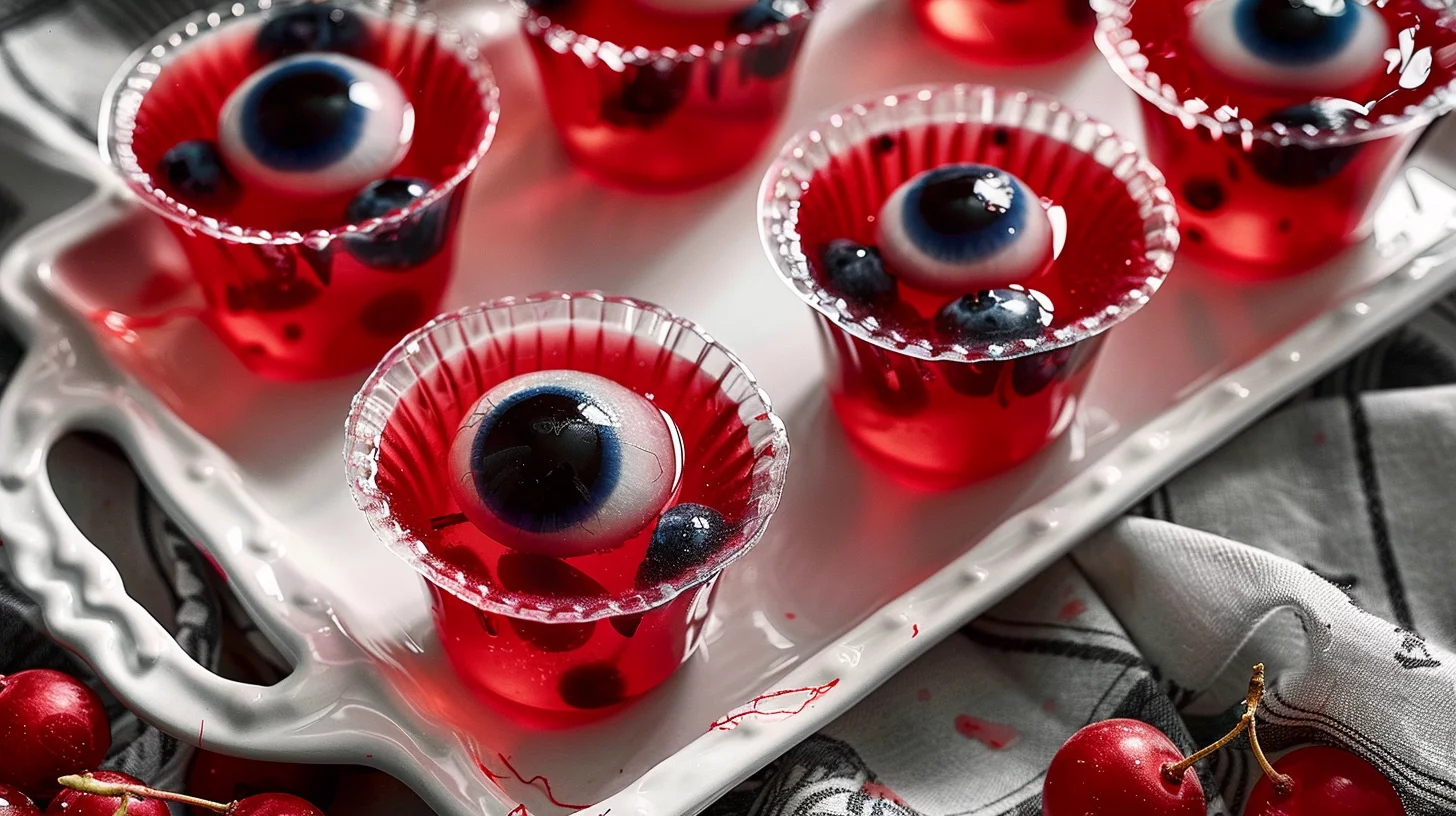 Eerie Eyeball Gelatin Cups