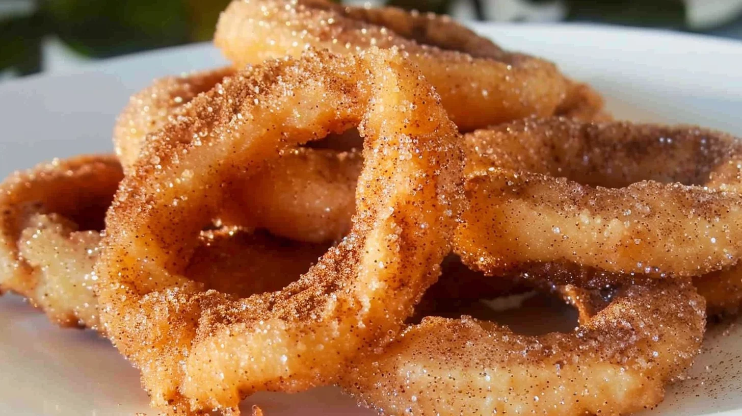 Fried Cinnamon Apple Rings