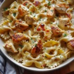 Garlic Butter Chicken Bowties