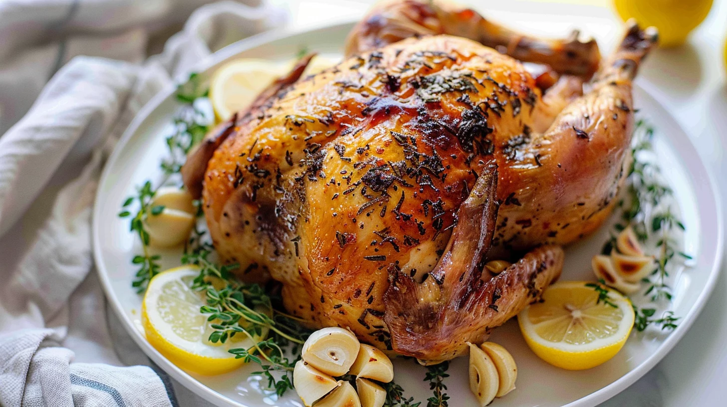 Garlic Herb Roasted Chicken