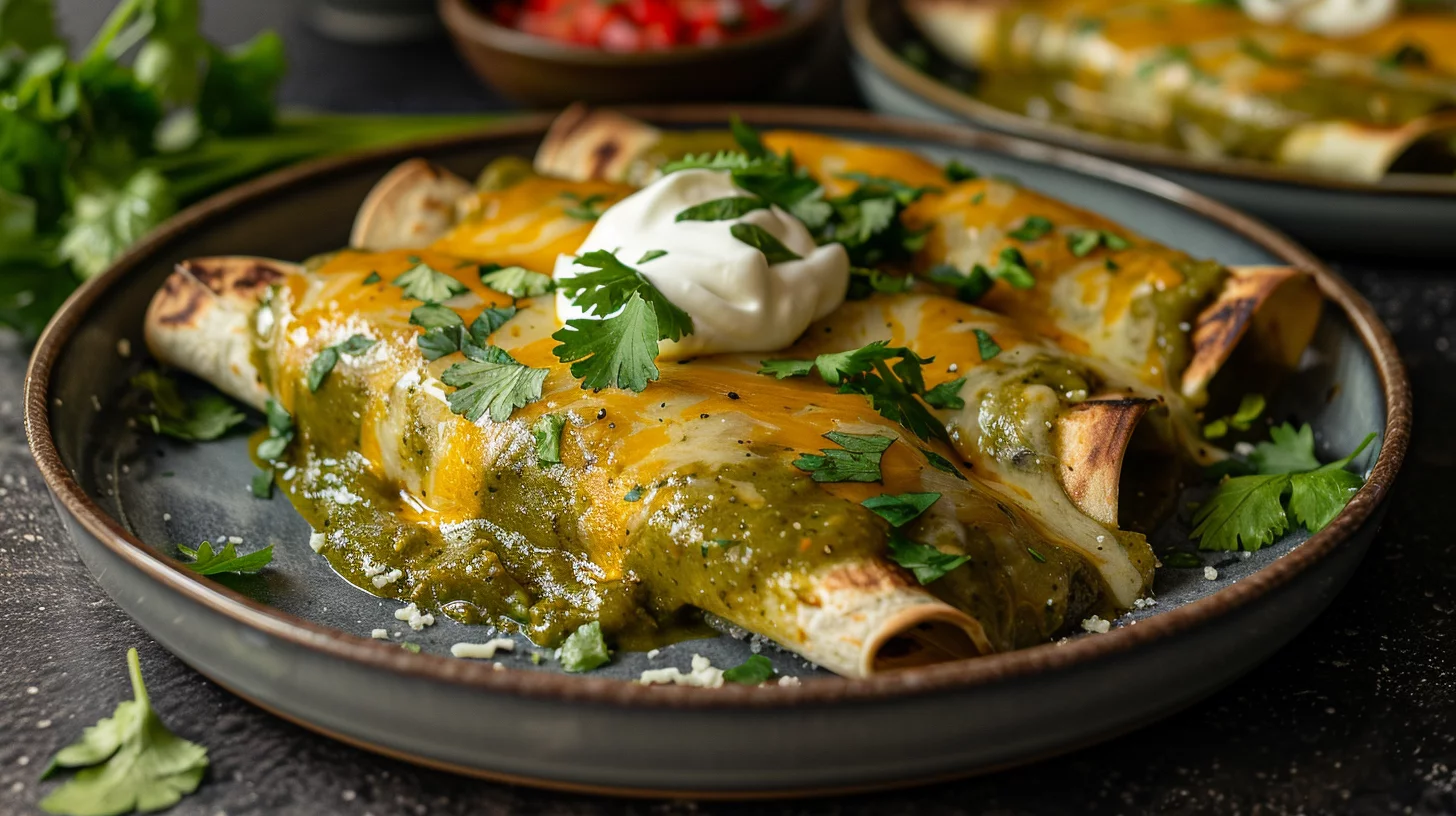 Green Chile Enchiladas
