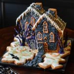 Haunted House Gingerbread Cookies