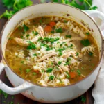 Homemade Chicken and Rice Soup