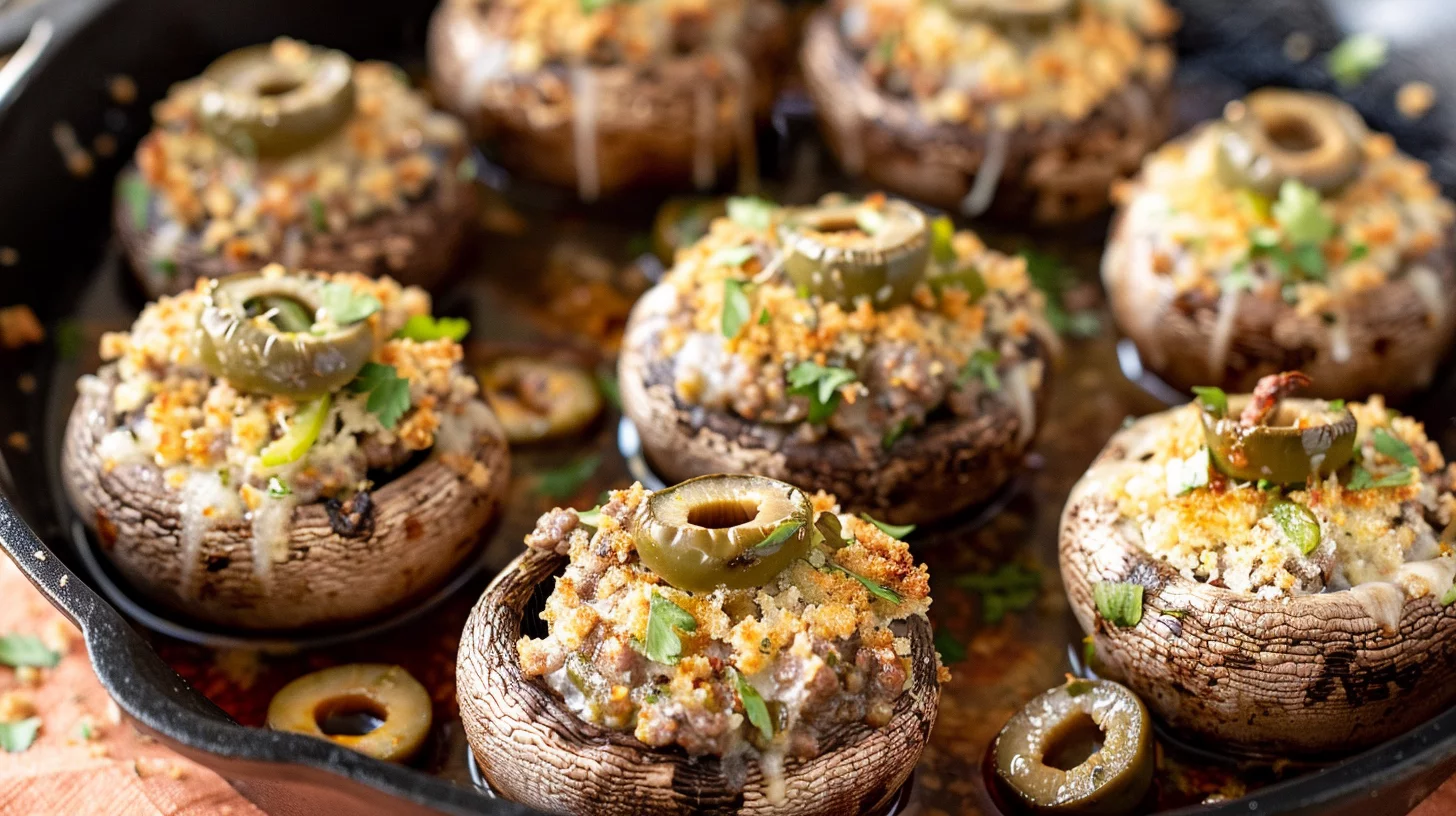 Jalapeño Venison Mushrooms