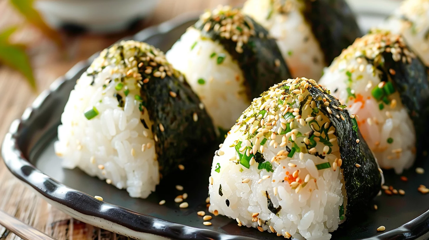Japanese Onigiri Rice Balls